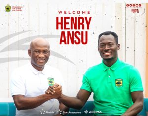 OFFICIAL: Asante Kotoko announce the signing of defender Ansu Henry