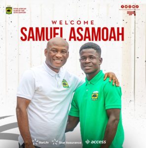 Ghanaian giants Asante Kotoko completes signing of defender Samuel Asamoah