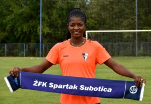 Serbian club ŽFK Spartak Subotica unveil Black Queens attacker Doris Boaduwaa as new signing