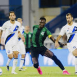 Ghana’s Raphael Dwamena scores for Egnatia in friendly defeat to Inter Milan