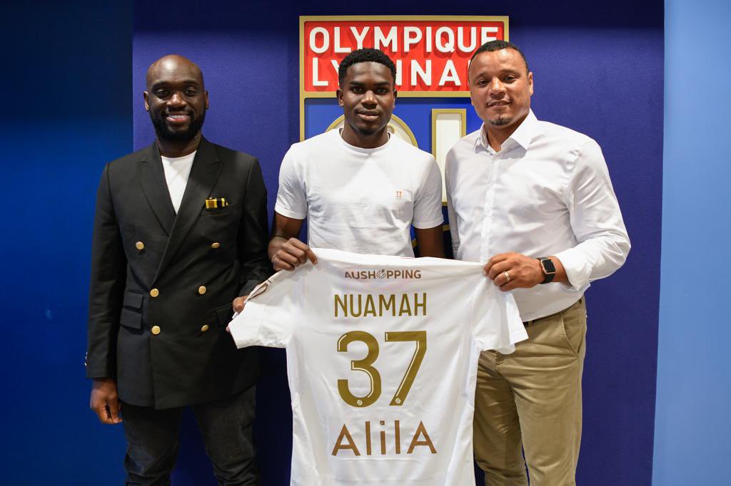 Ernest Nuamah picks number 37 jersey at Olympique Lyonnais