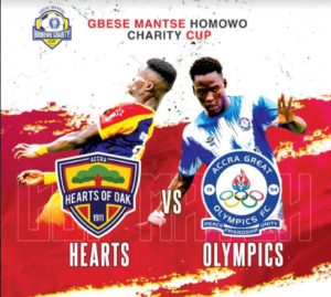 Hearts of Oak v Great Olympics – Gbese Mantse Homowo Charity Cup at stake on August 20
