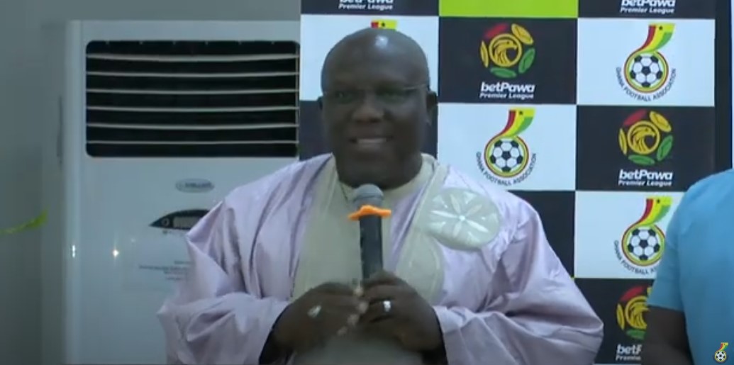 Eastern Regional Minister Seth Kwame Acheampong thanks GFA for selecting Koforidua for the launch of the 2023/24 GPL