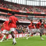 Thomas Partey deployed at right back in Arsenal's first game of the season
