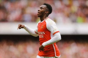 Ghanaian attacker Eddie Nketiah shares delight after scoring on Premier League opening day