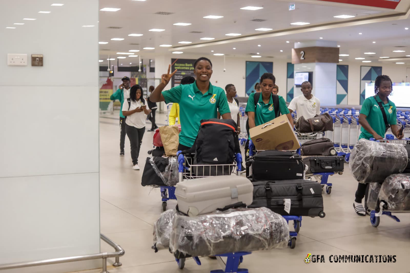 Black Queens return home after heavy win against Rwanda in the WAFCON Qualifiers