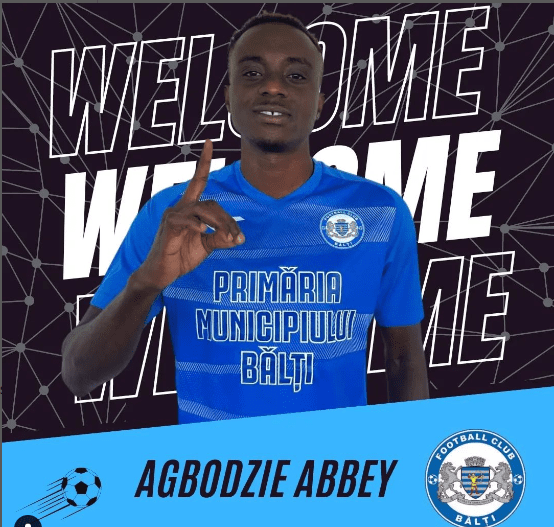 Moldovan outfit FC Balti secure signing of Ghanaian defender Abbey Agbodzie