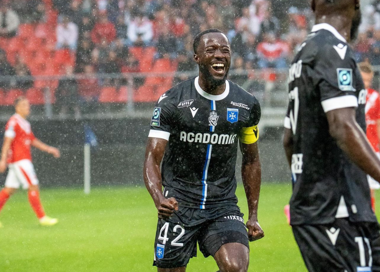 Black Stars midfielder Elisha Owusu scores winner for AJ Auxerre against Troyes