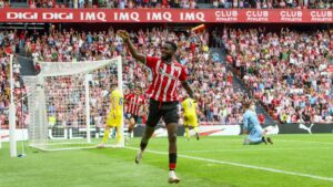 Ghana forward Inaki Williams scores third consecutive goal for the first time at Athletic Bilbao