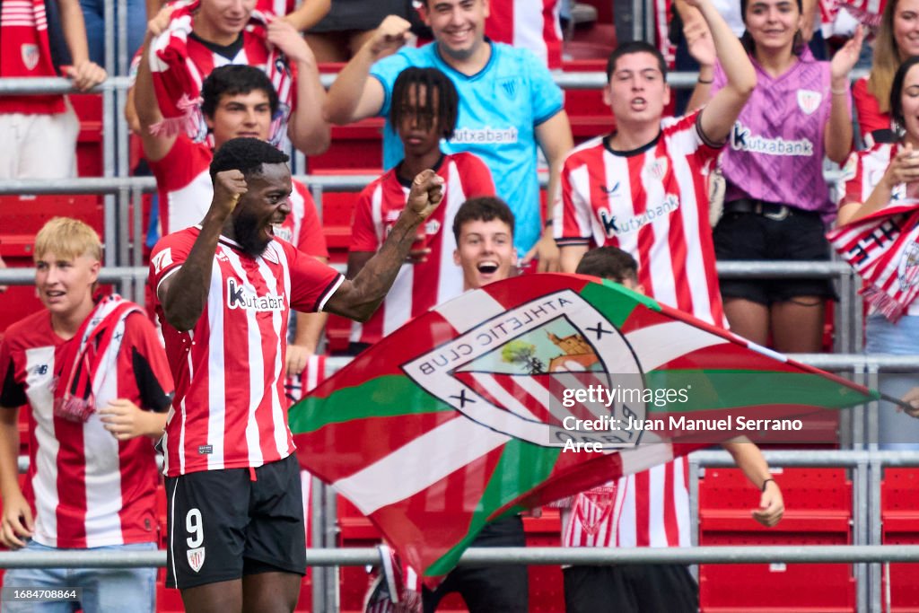 Ghana's Inaki Williams scores in Athletic Bilbao's win against Cadiz