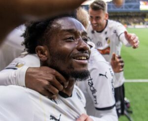 Ghanaian youngster Ibrahim Sadiq nets brace to help BK Hacken to qualify for Europa League group phase