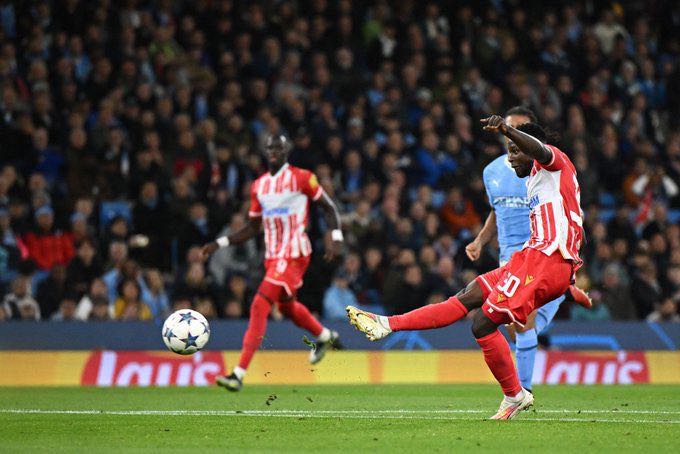 VIDEO: Ghana winger Osman Bukari scores first-ever Uefa Champions League goal against Manchester City