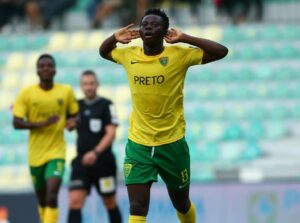 Ghanaian youngster Henry Addo scores for MŠK Žilina in 5-3 win over Skalica
