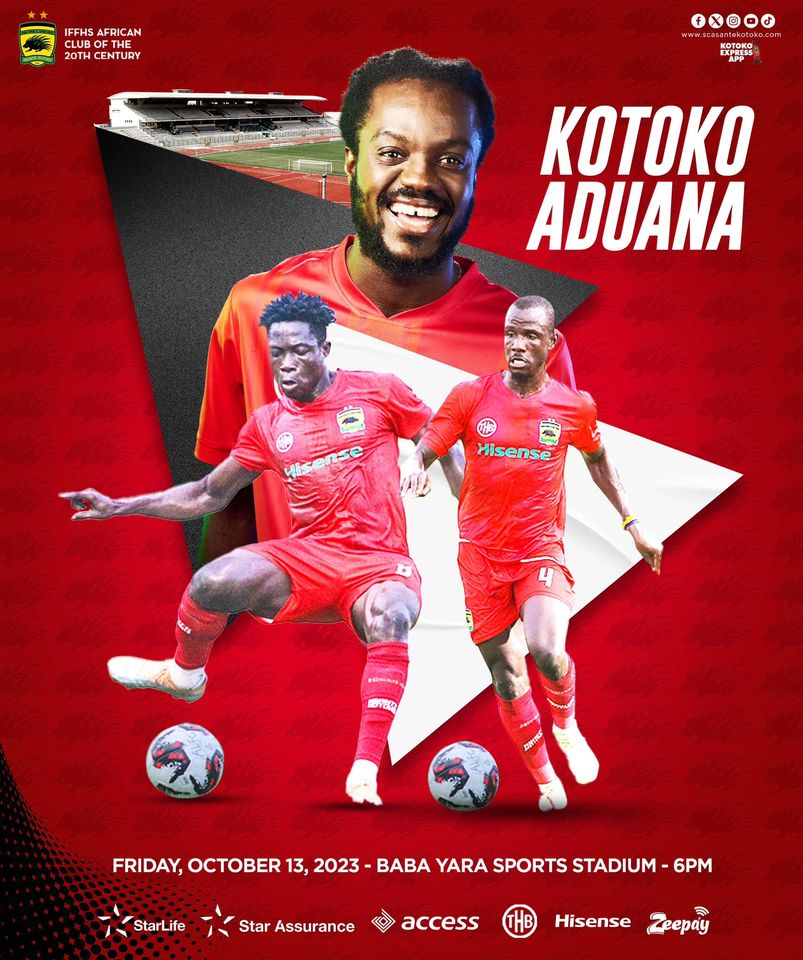 2023/24 Ghana Premier League: Week 5 Match Preview – Asante Kotoko vs. Aduana Stars