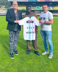 Ghanaian youngster Augustine Boakye grateful to Wolfsberger AC after signing new deal