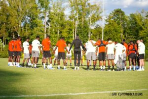PHOTOS: Black Stars hold first training session in Charlotte ahead of Mexico game