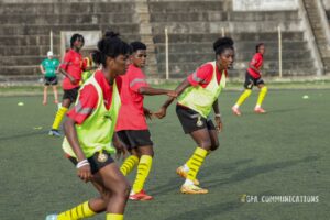 PHOTOS: Black Queens hold first training session in Cotonou ahead of Benin showdown – 2024 Olympic Games qualifiers