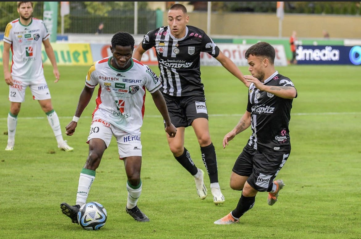 Augustine Boakye provides assist as Wolfsberger edge LASK Linz