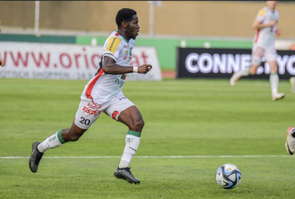 Augustine Boakye scores as Wolfsberger AC secures 2-1 victory over Austria Lustenau