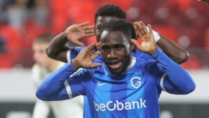 Ghana winger Joseph Paintsil scores for Genk in 3-0 win over KV Kortrijk