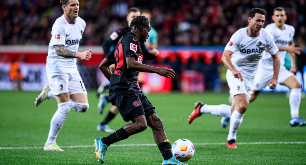 Jeremie Frimpong provides assist in Bayer Leverkusen’s win against SC Freiburg