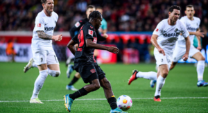 Dutch-born Ghanaian Jeremie Frimpong on target as Bayer Leverkusen hammer Eintracht Frankfurt