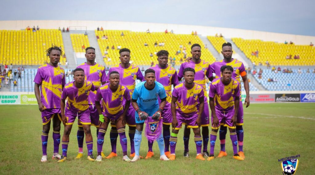 The players will train this evening at the match venue in Cairo - Medeama spokesman Patrick Akoto