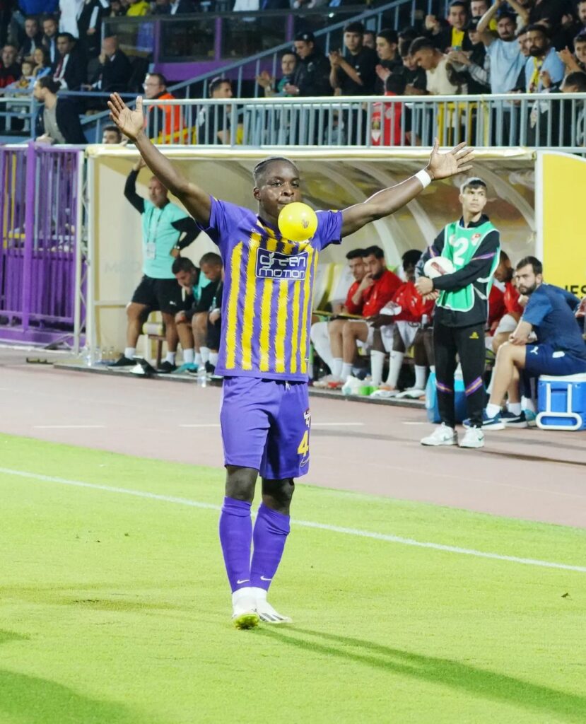 Video: Watch Prince Ampem's goal and assist against Corum FK