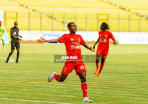 Prosper Narteh Ogum praises youngster Peter Acquah after scoring in Kotoko's draw with Bechem United