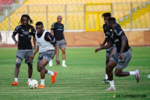 PHOTOS: Black Stars hold second training session at Baba Yara ahead of Madagascar game