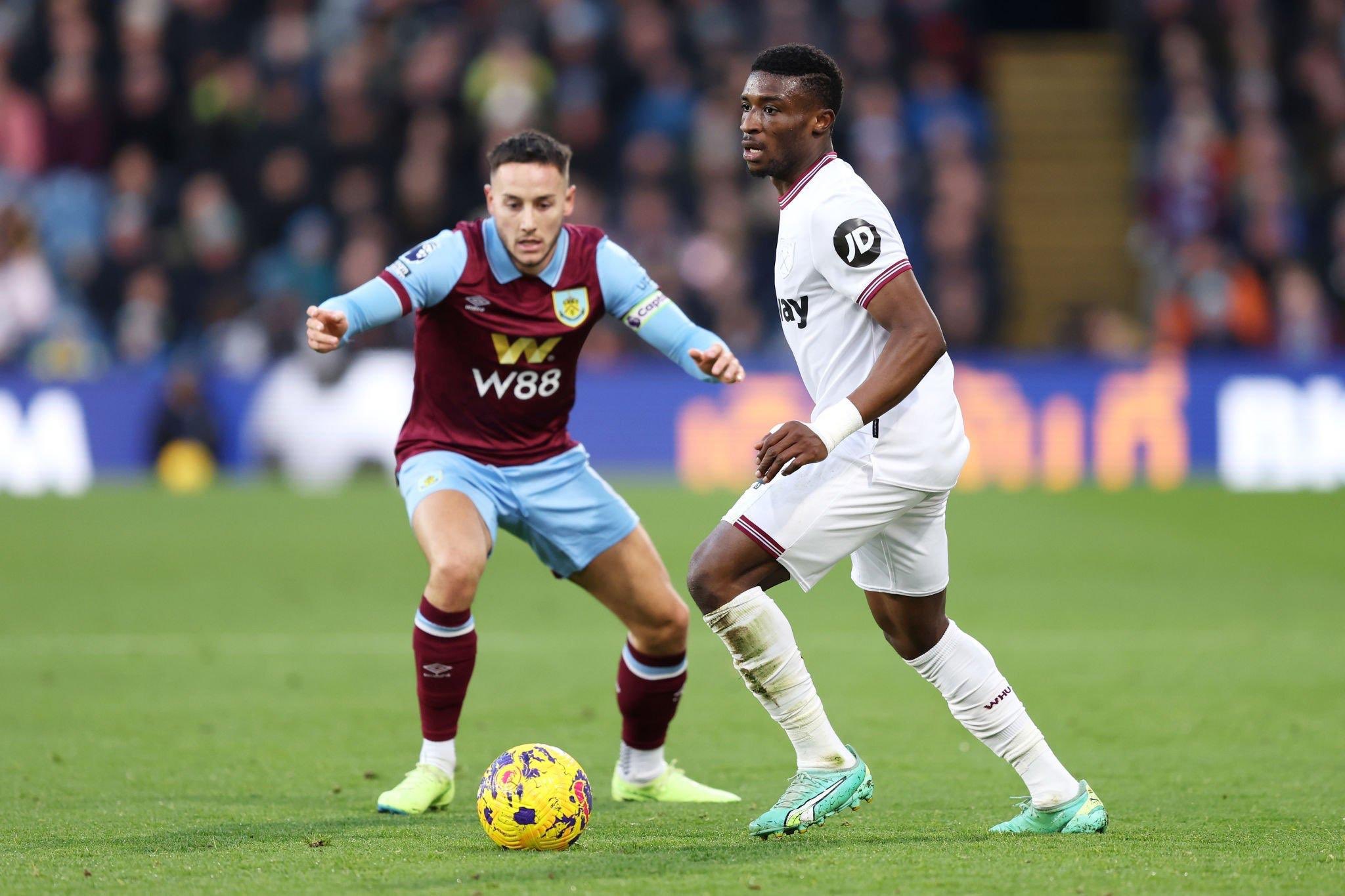 Ghana forward Mohammed Kudus stars in West Ham’s 2-1 comeback win over Burnley