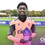 Ghana youngster Jesurun Rak-Sakyi named Crystal Palace Player of the Month for October