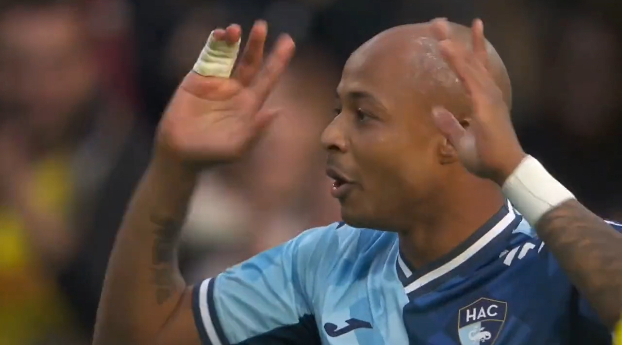 ‘It was tough to take’ - Frustrated Andre Ayew on red card during Le Havre debut