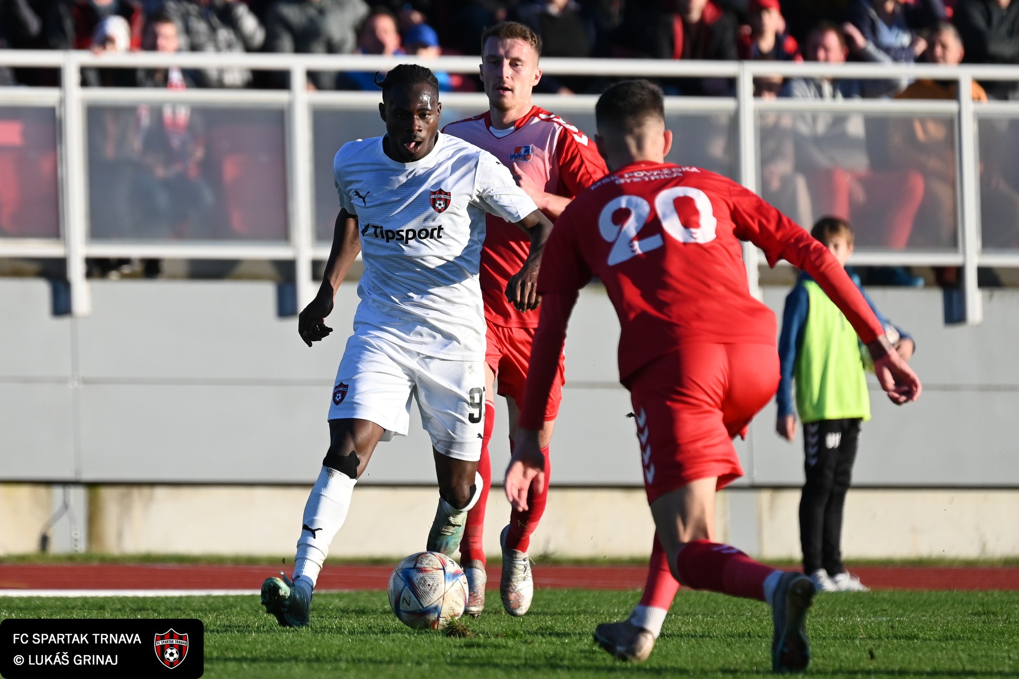 Ghana’s Kelvin Ofori scores for FC Spartak Trnava against Povazska Bystrica