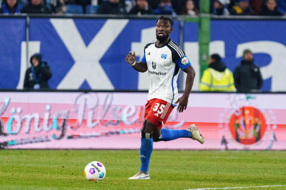 Ghana defender Stephan Ambrosius set to miss Hamburg’s game against Holstein Kiel this weekend