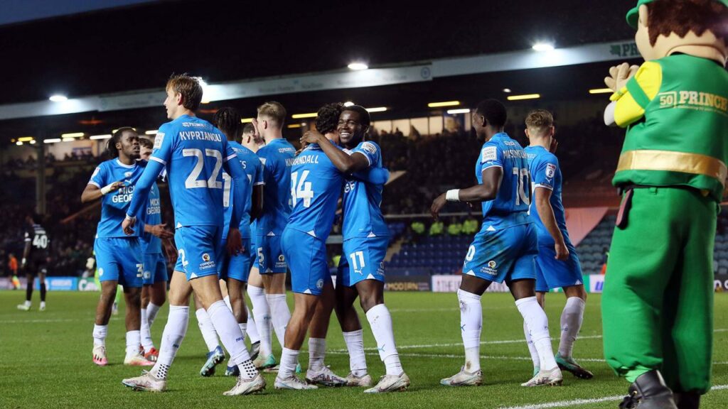 Kwame Poku scores in Peterborough United’s win against Burton