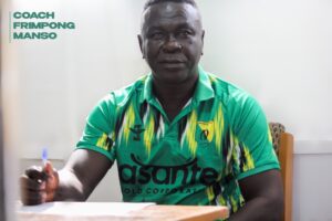 Bibiani Goldstars new coach Frimpong Manso embraces challenge amid club’s struggle