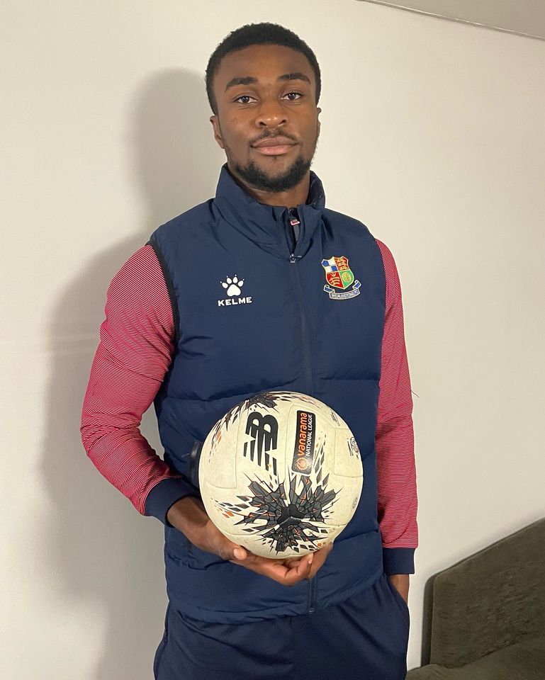 Sean Adarkwa named man of the match in Wealdstone's draw with Hartlepool United