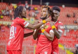 2023/24 Ghana Premier League Week 16: Steven Mukwala strikes to give Kotoko narrow win over RTU