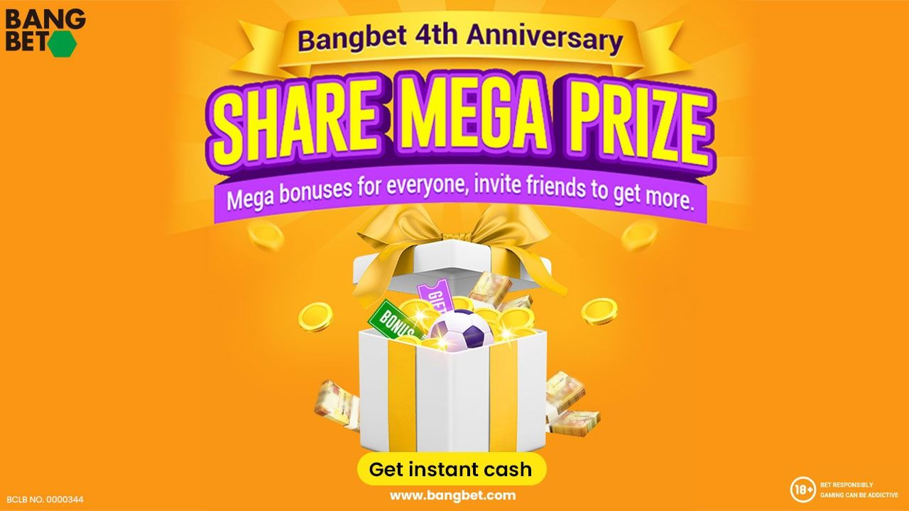 Bangbet's MegaShare Prize Redefines Fun and Boosts Your Earnings!