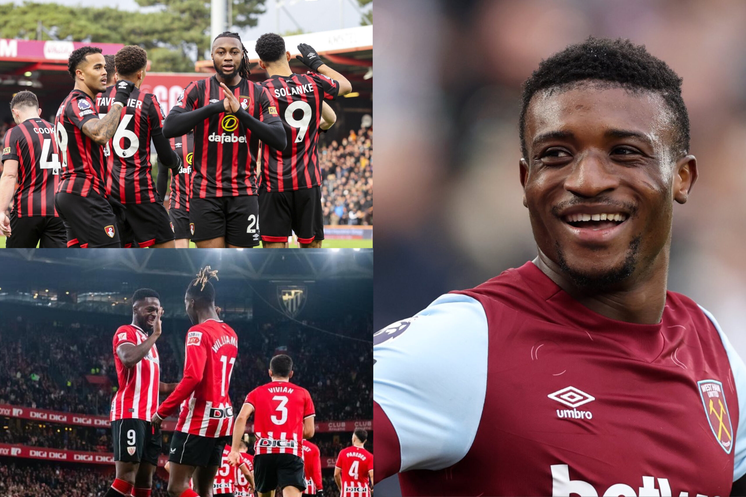 Ghanaian players abroad: Mohammed Kudus, Antoine Semenyo and Inaki Williams score in exciting weekend for Black Stars