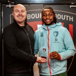 Ghana forward Antoine Semenyo voted Bournemouth Player of the Month