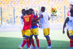 2023/24 Ghana Premier League Week 17: Martin Karikari scores late to secure win for Hearts of Oak against Bechem Utd