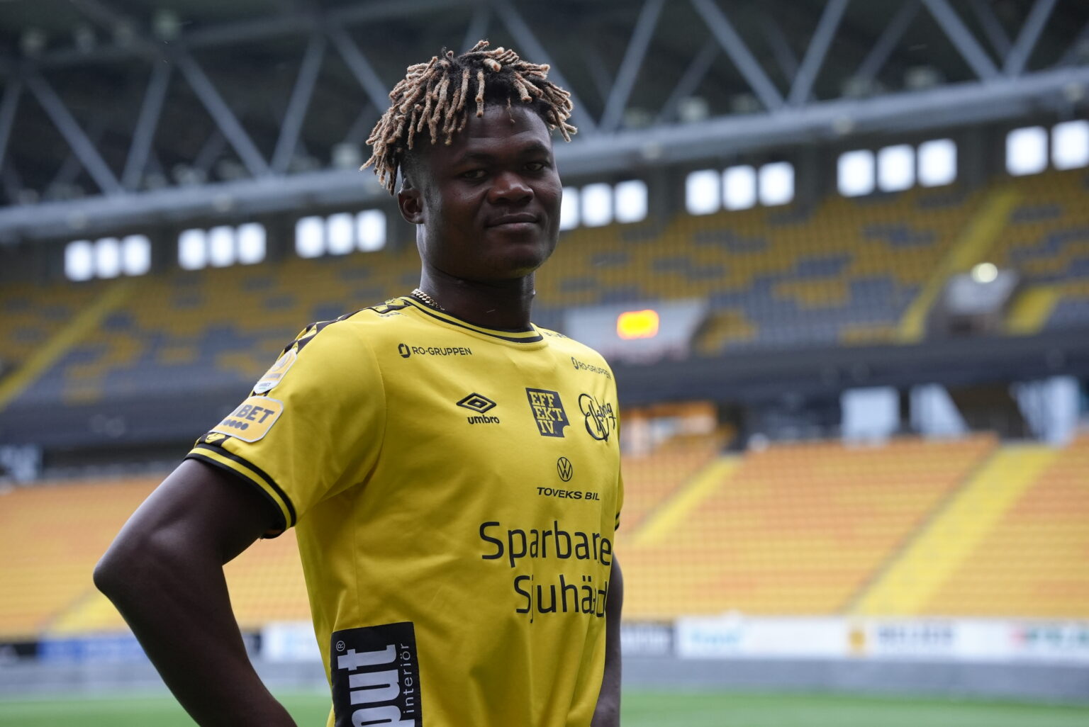 I started following Elfsborg when they signed my former teammate Michael Baidoo - Terry Yegbe