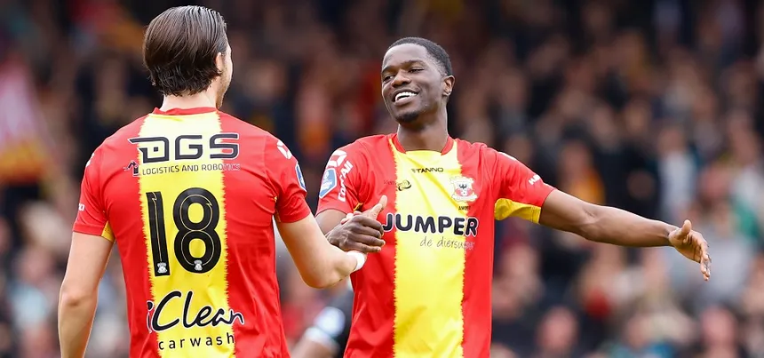 Ghanaian defender Jamal Amofa scores in Go Ahead Eagles draw with Excelsior