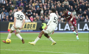 Brilliant Mohammed Kudus scores as West Ham beat Manchester United to pile more misery on Erik ten Hag