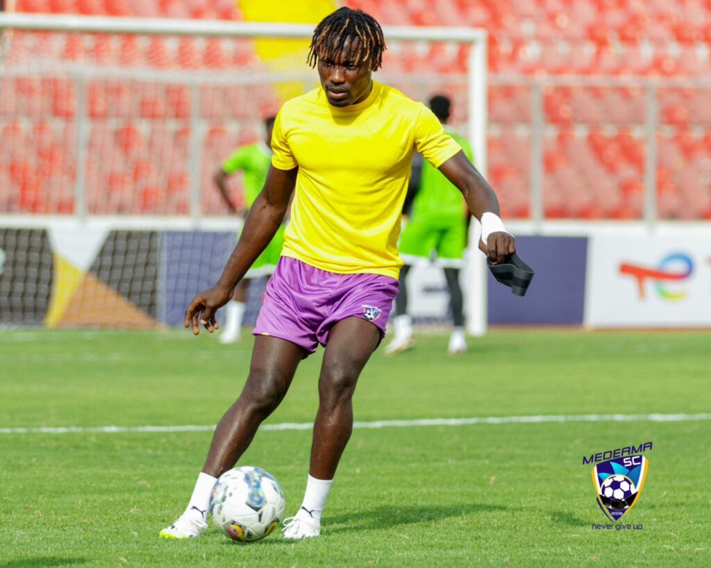I prompted Jonathan Sowah after the first questionable offense - Medeama coach Evans Adotey