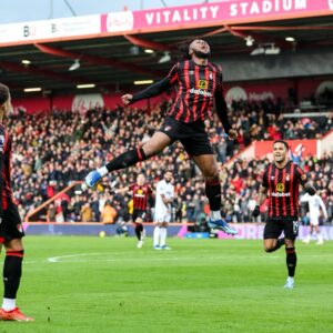 Video: Watch Ghana’s Antoine Semenyo’s goal for Bournemouth against Aston Villa