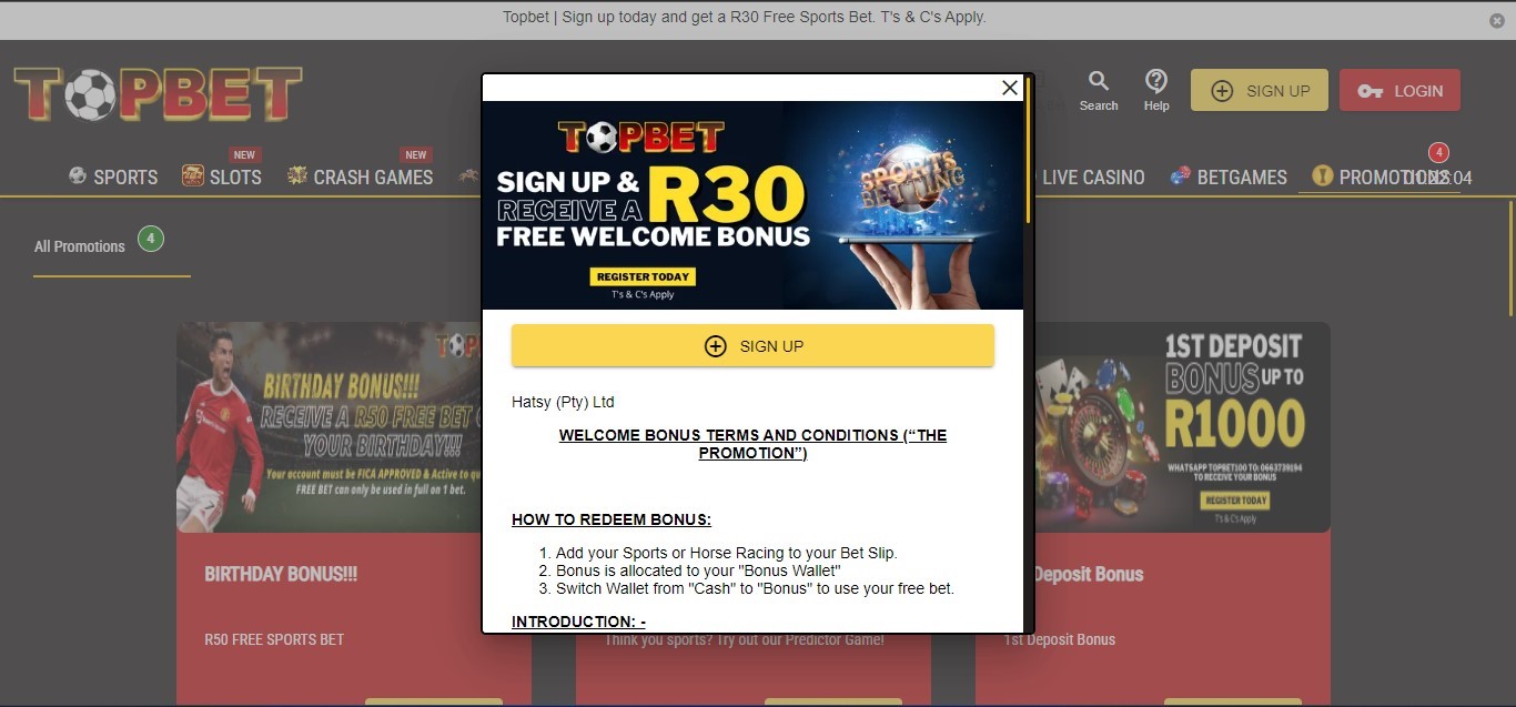  Best Topbets Bonuses For South African Gamblers