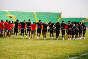 PHOTOS: Black Stars return to training after Namibia draw